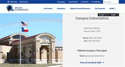 Desktop Screenshot of milam.conroeisd.net