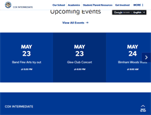 Tablet Screenshot of cox.conroeisd.net