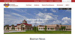 Desktop Screenshot of bozman.conroeisd.net