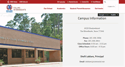 Desktop Screenshot of collins.conroeisd.net