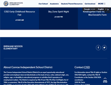 Tablet Screenshot of birnham.conroeisd.net