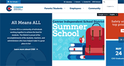 Desktop Screenshot of conroeisd.net