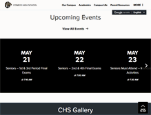 Tablet Screenshot of chs.conroeisd.net