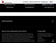 Tablet Screenshot of irons.conroeisd.net